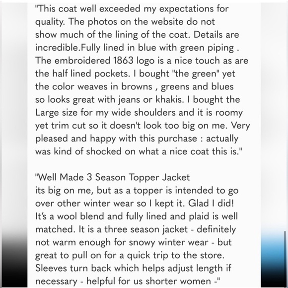 New Pendleton Pea Coat Wool Blend - Picture 7 of 7